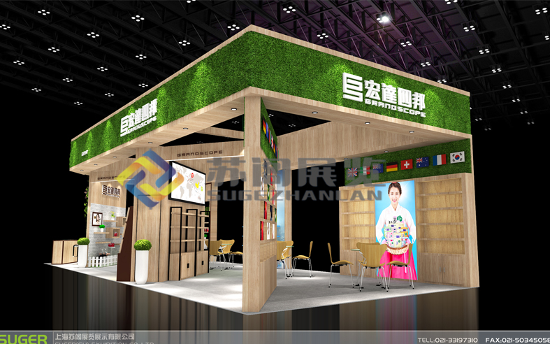 展臺設計中展柜設計的要領