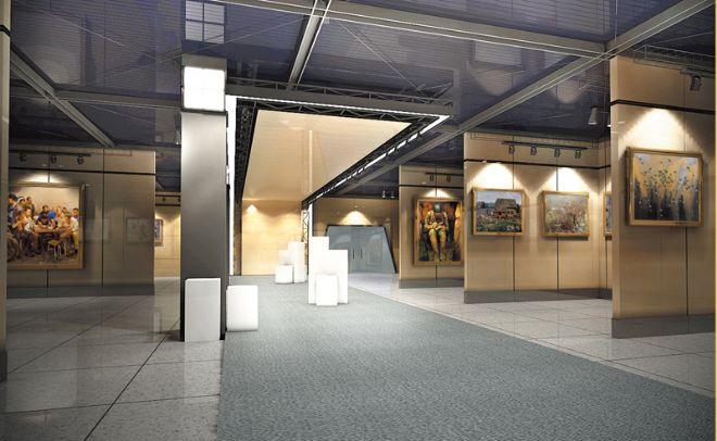 展覽廳的設計風格